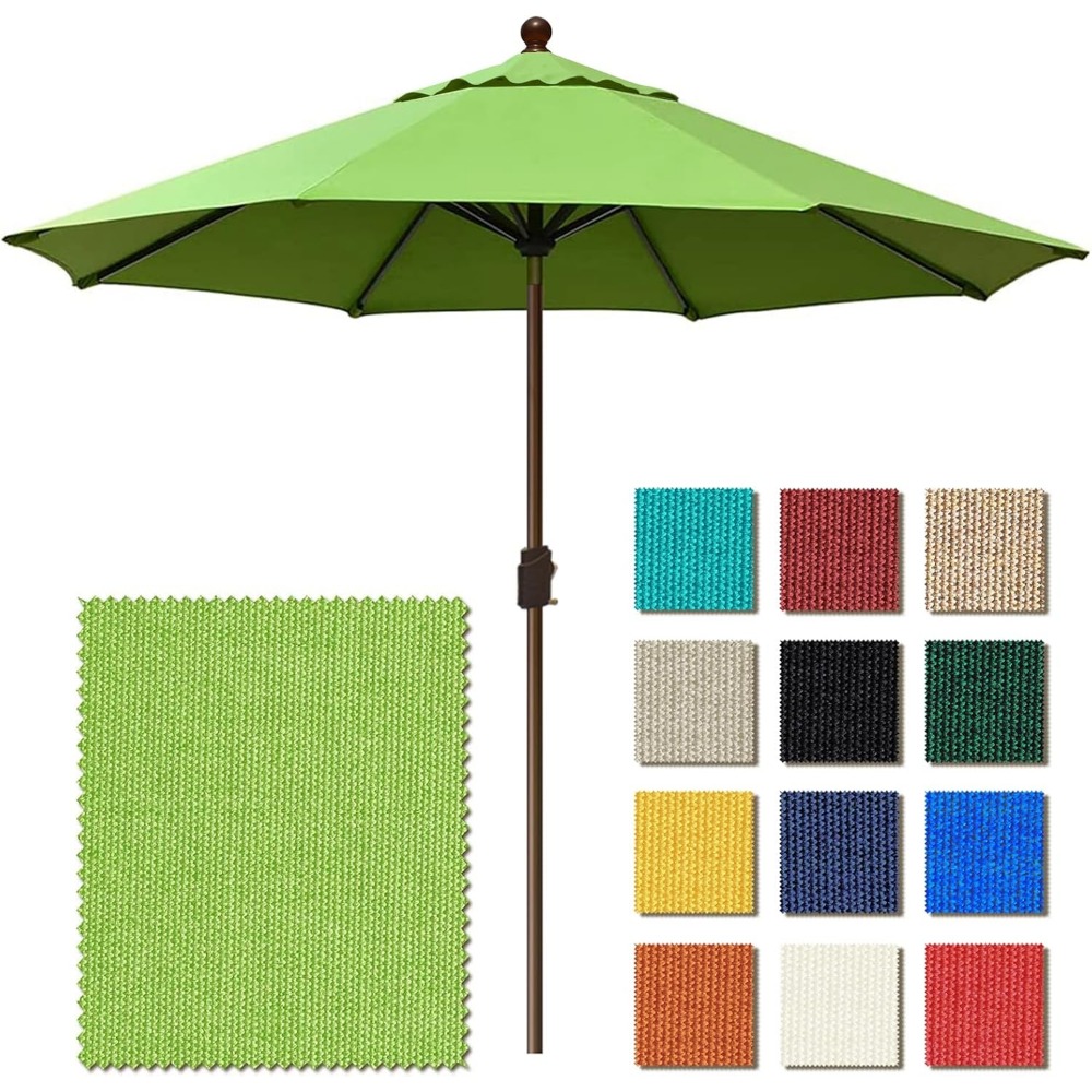 Outdoor Furniture Year Round - USA 10-Year-Non-Fading 10Ft Market Umbrella Patio