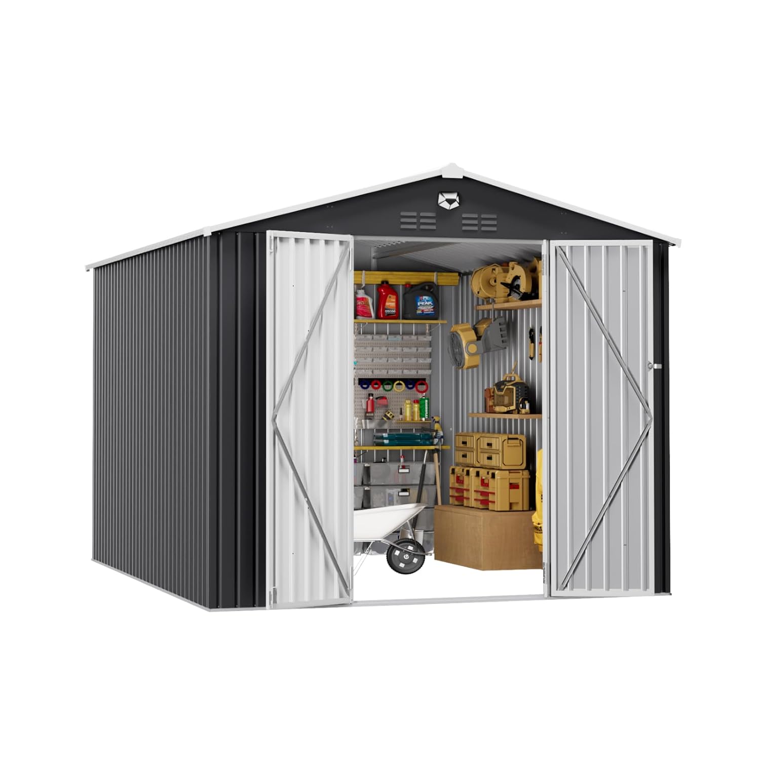 Outdoor Furniture Sales - 10x12 FT Metal Outdoor Storage Shed
