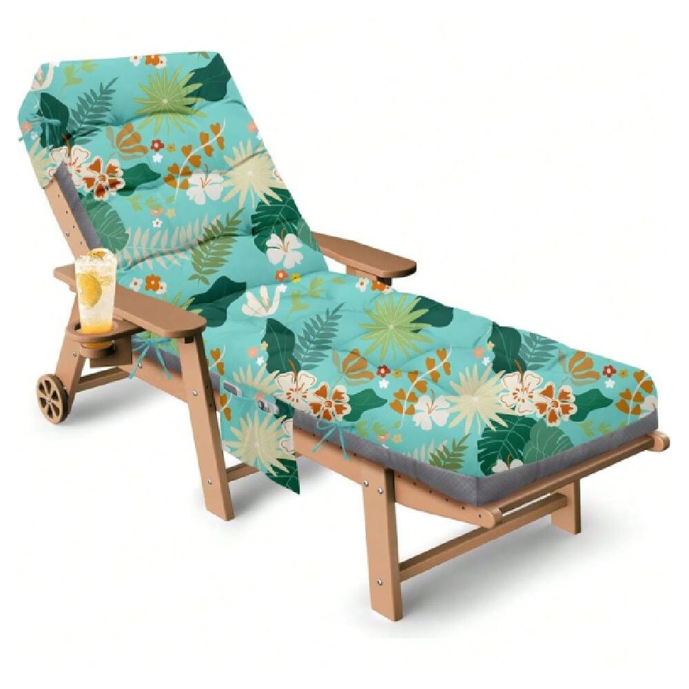 Outdoor Furniture Cushions 22 X 22 - Chaise Lounge Chair Cushion, 71 X