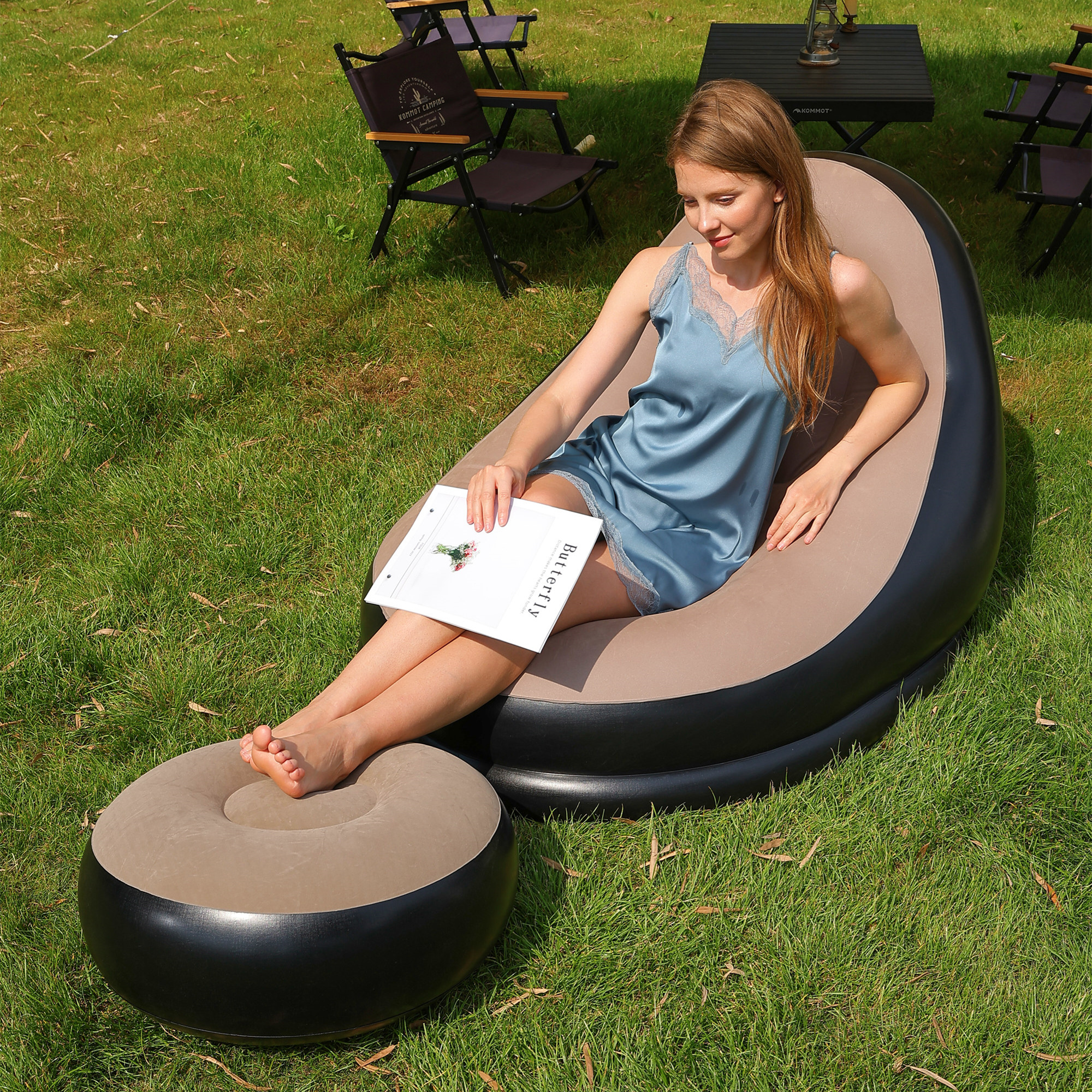 Lazy Couch Sofas Inflatable Ch - Outdoor Furniture Sales ulasan dan harga
