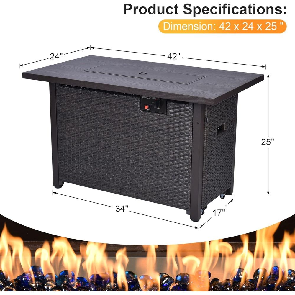 13-Piece Outdoor Sectional Pat - Outdoor Furniture With Fire Pit Table ulasan dan harga