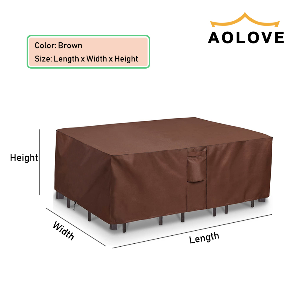 Brown 420D HEAVY DUTY Outdoor  - Outdoor Furniture Sales ulasan dan harga