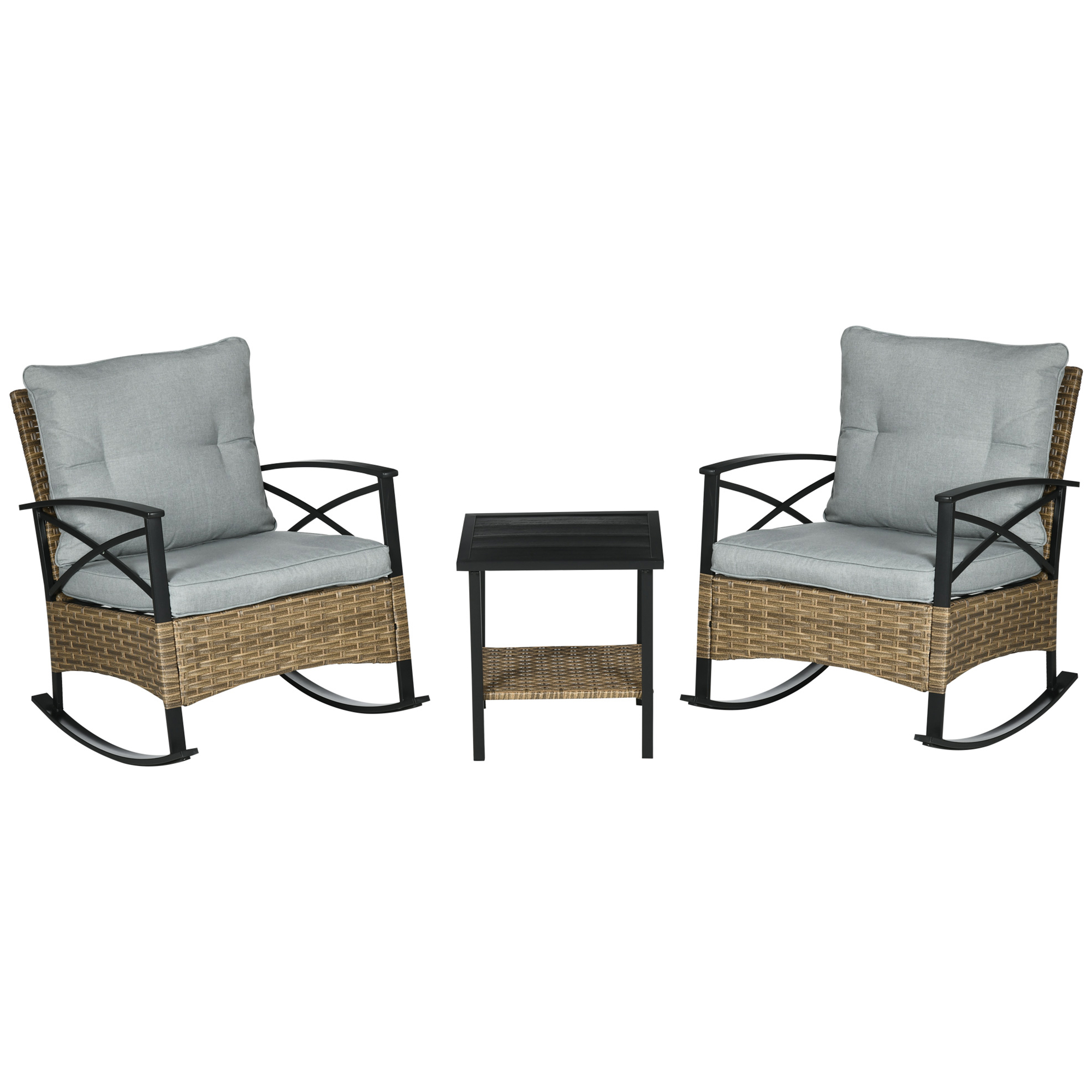 3 Pieces Patio Set w/ Cushions - Outdoor Furniture Cushions 22 X 22 ulasan dan harga