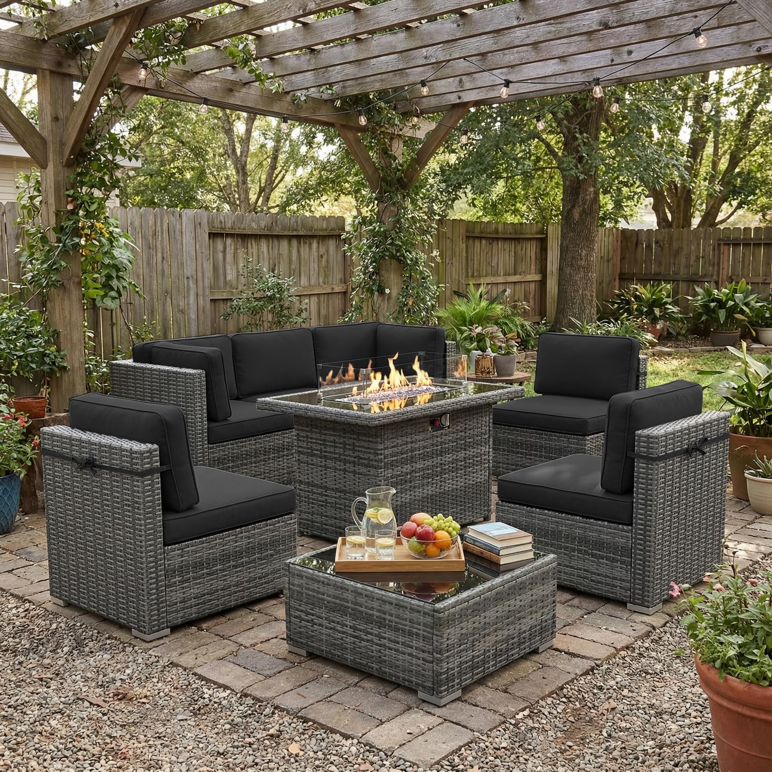 8 Piece Patio Furniture Set wi - Outdoor Furniture Deals ulasan dan harga