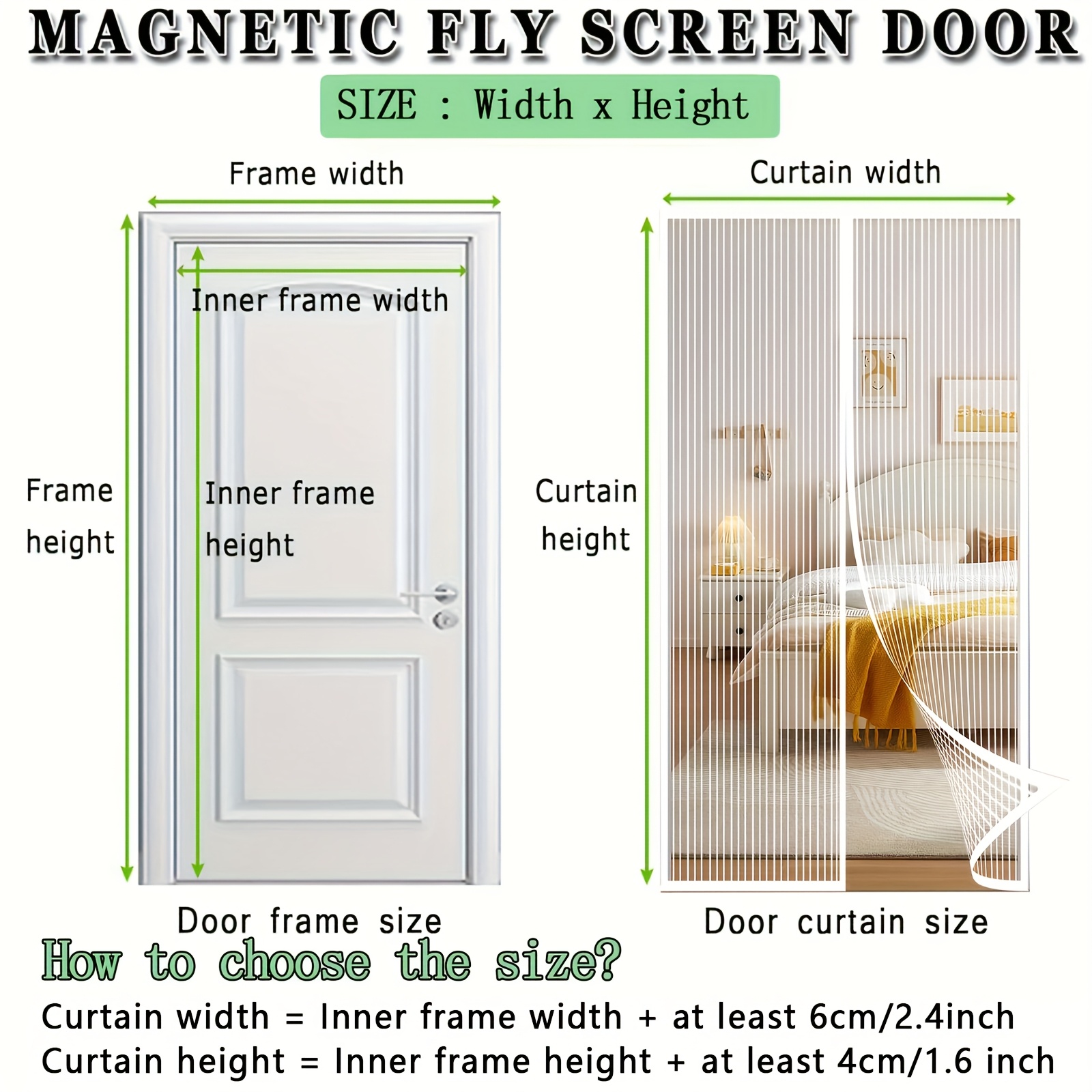 Auto-Close Magnetic Mosquito D - Outdoor Furniture Hay ulasan dan harga
