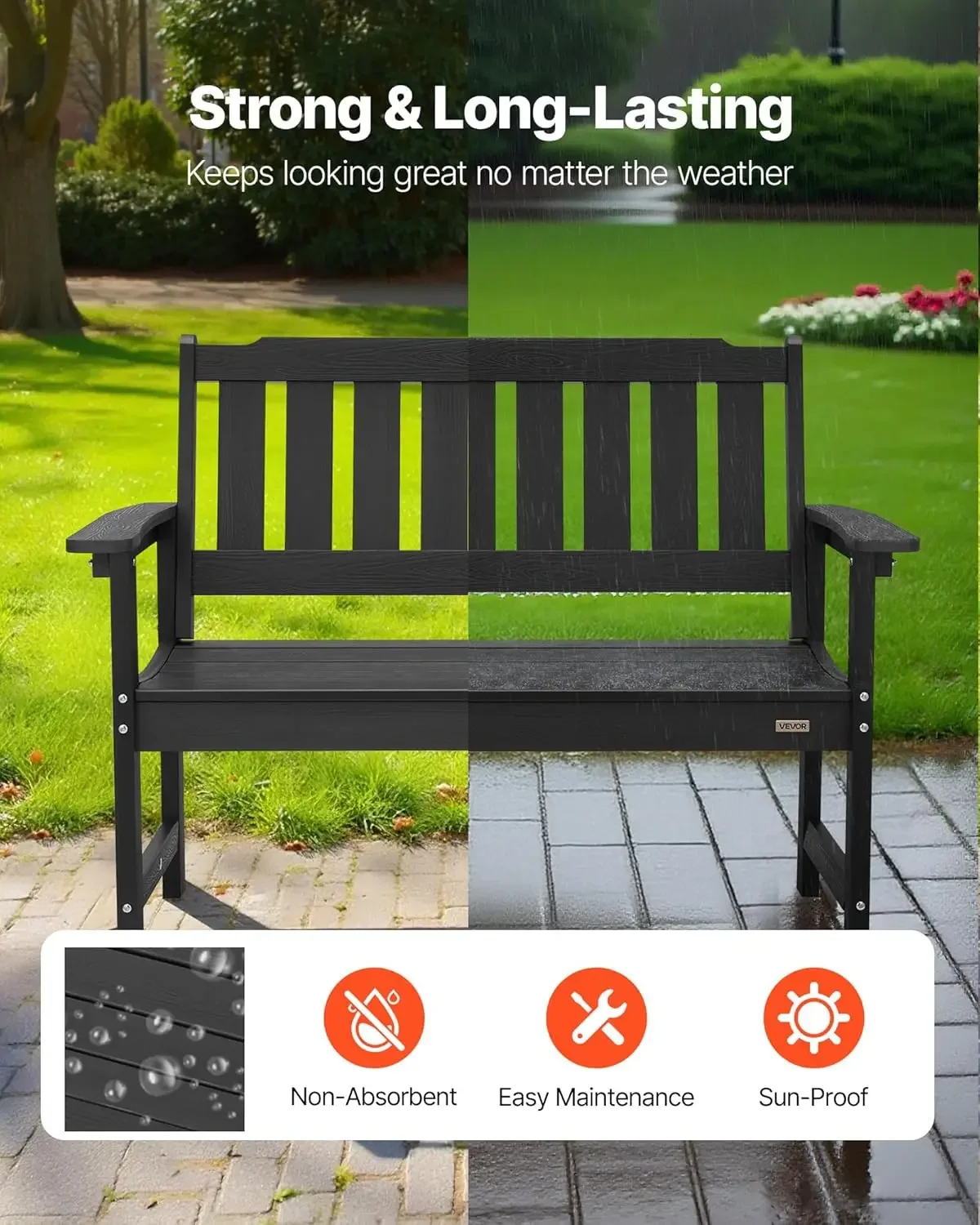 Big deal Outdoor Bench, 50.5 i - Outdoor Furniture Deals ulasan dan harga