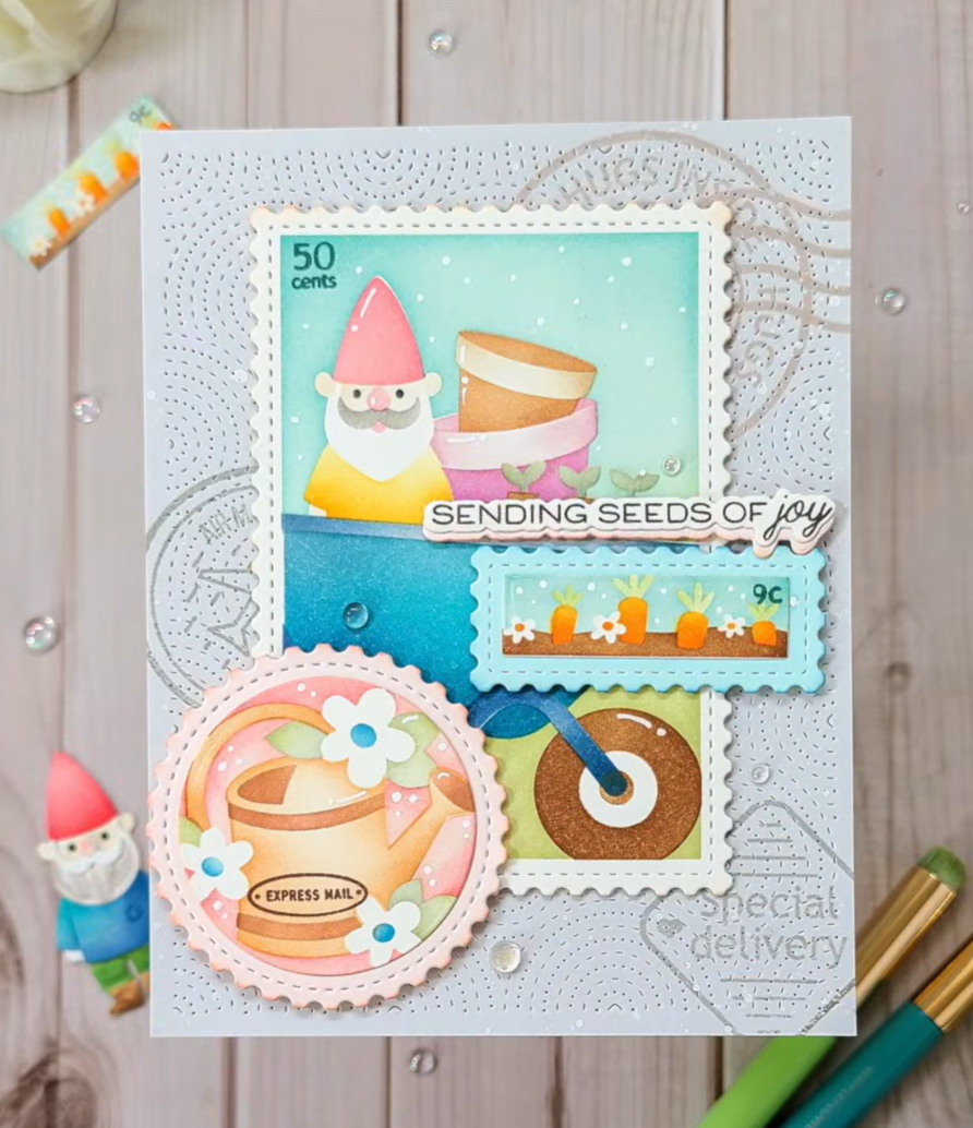 Seed Packet Postage Collage Ga - Outdoor Furniture Sunbrella ulasan dan harga