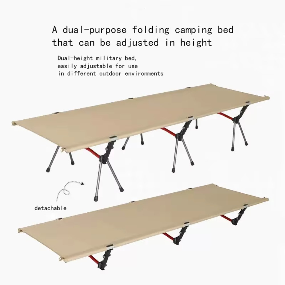 Folding Camping Cot with Stora - Outdoor Furniture Fabric ulasan dan harga