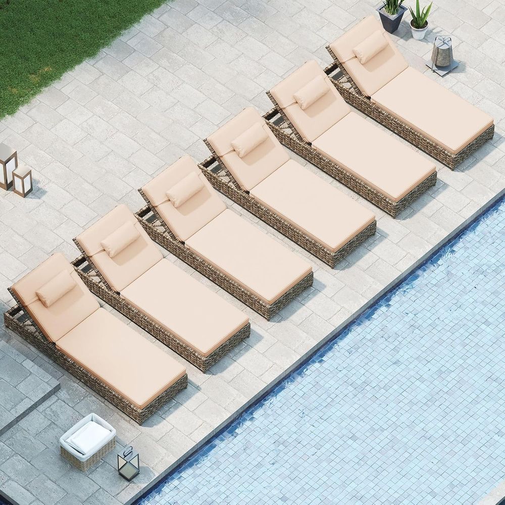 Set of 6, 72.2 x 22 x 3.9 Pati - Outdoor Furniture Cushions 22 X 22 ulasan dan harga