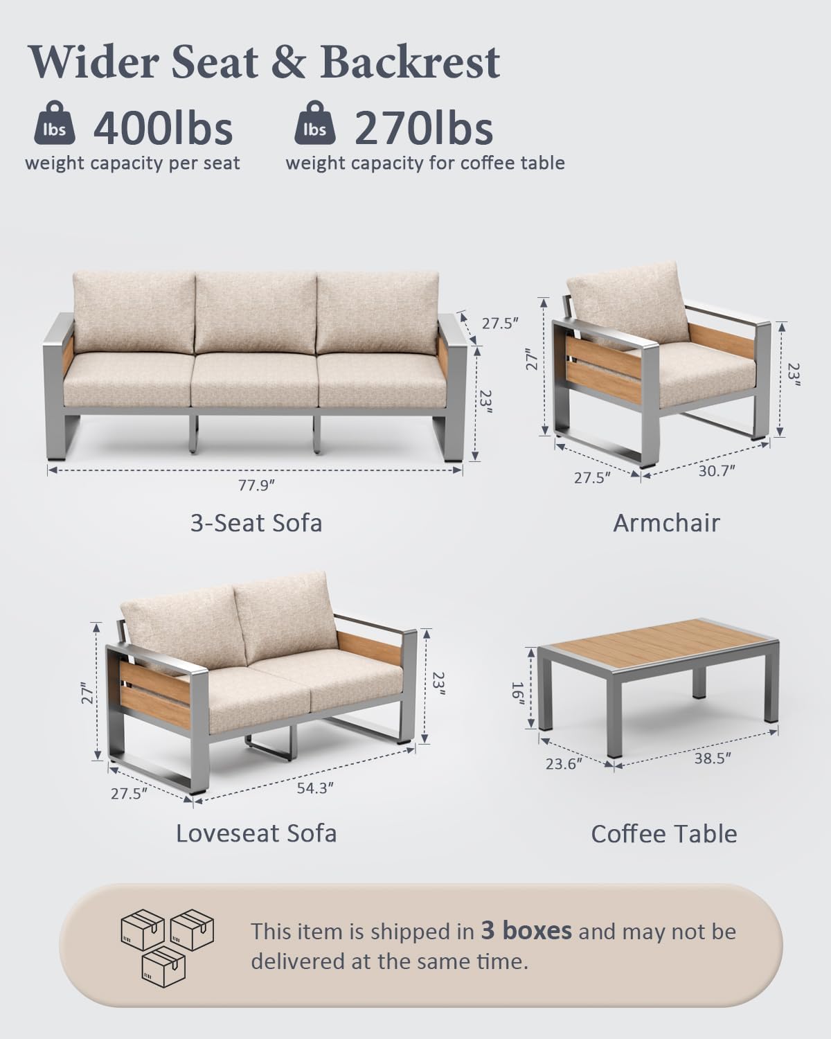 Outside Aluminum Lawn Furnitur - Outdoor Furniture Loveseat ulasan dan harga