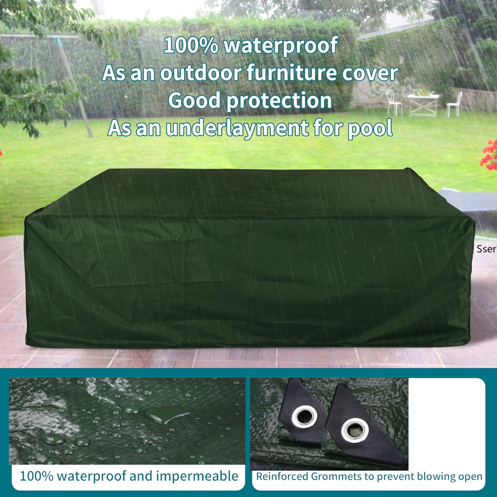 PE Tarp Waterproof Large Sheet - Outdoor Furniture Sunbrella ulasan dan harga