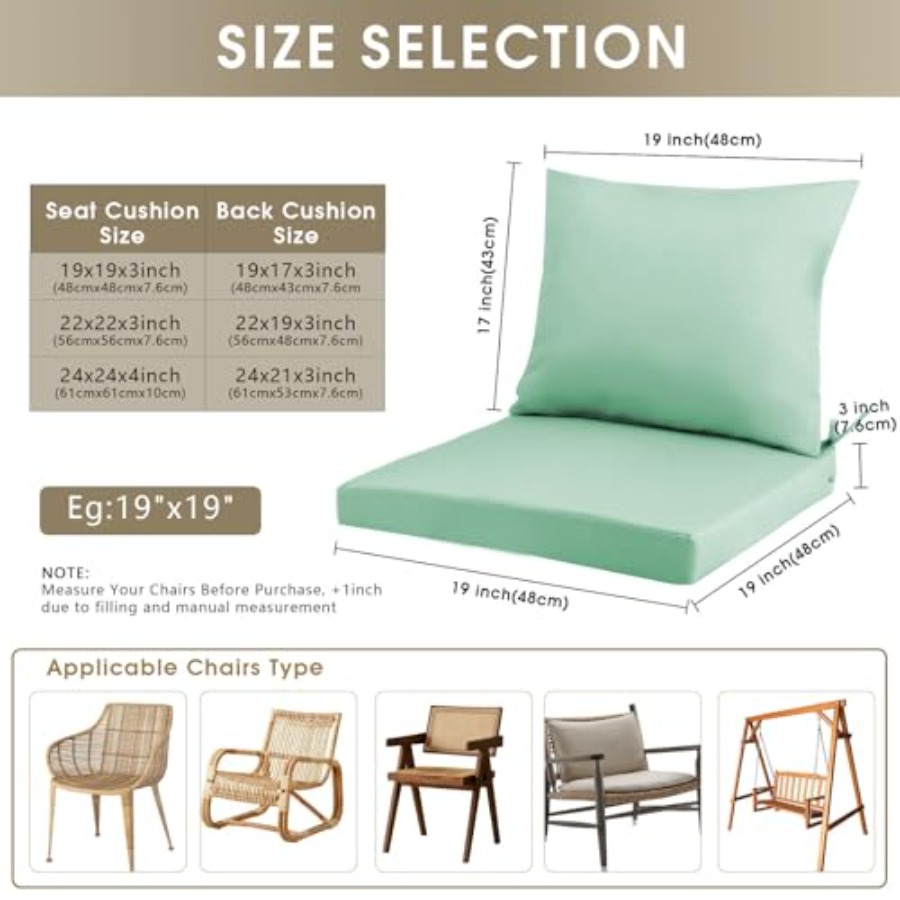 Outdoor Seat Cushion Set 22 x  - Outdoor Furniture Cushions 22 X 22 ulasan dan harga