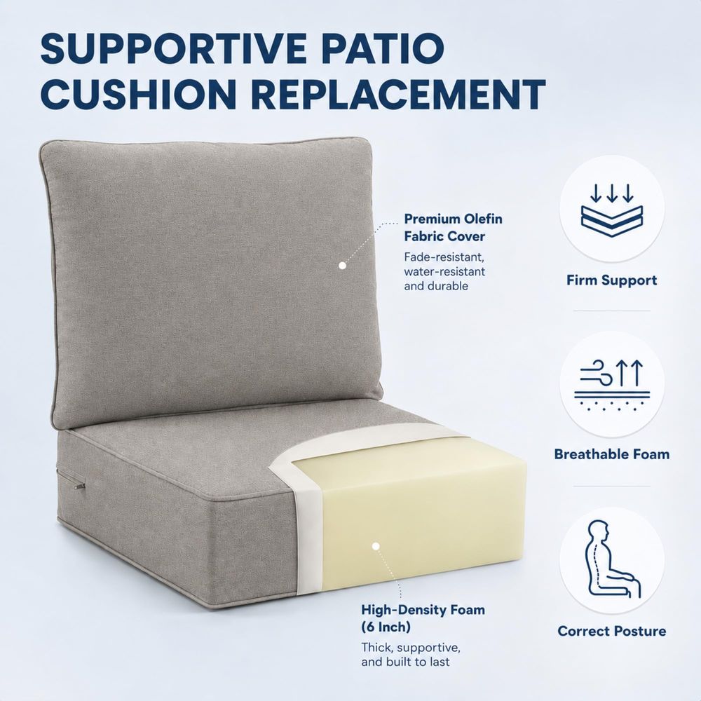 Outdoor Seat Cushions 4Piece S - Outdoor Furniture Cushions 22 X 24 ulasan dan harga