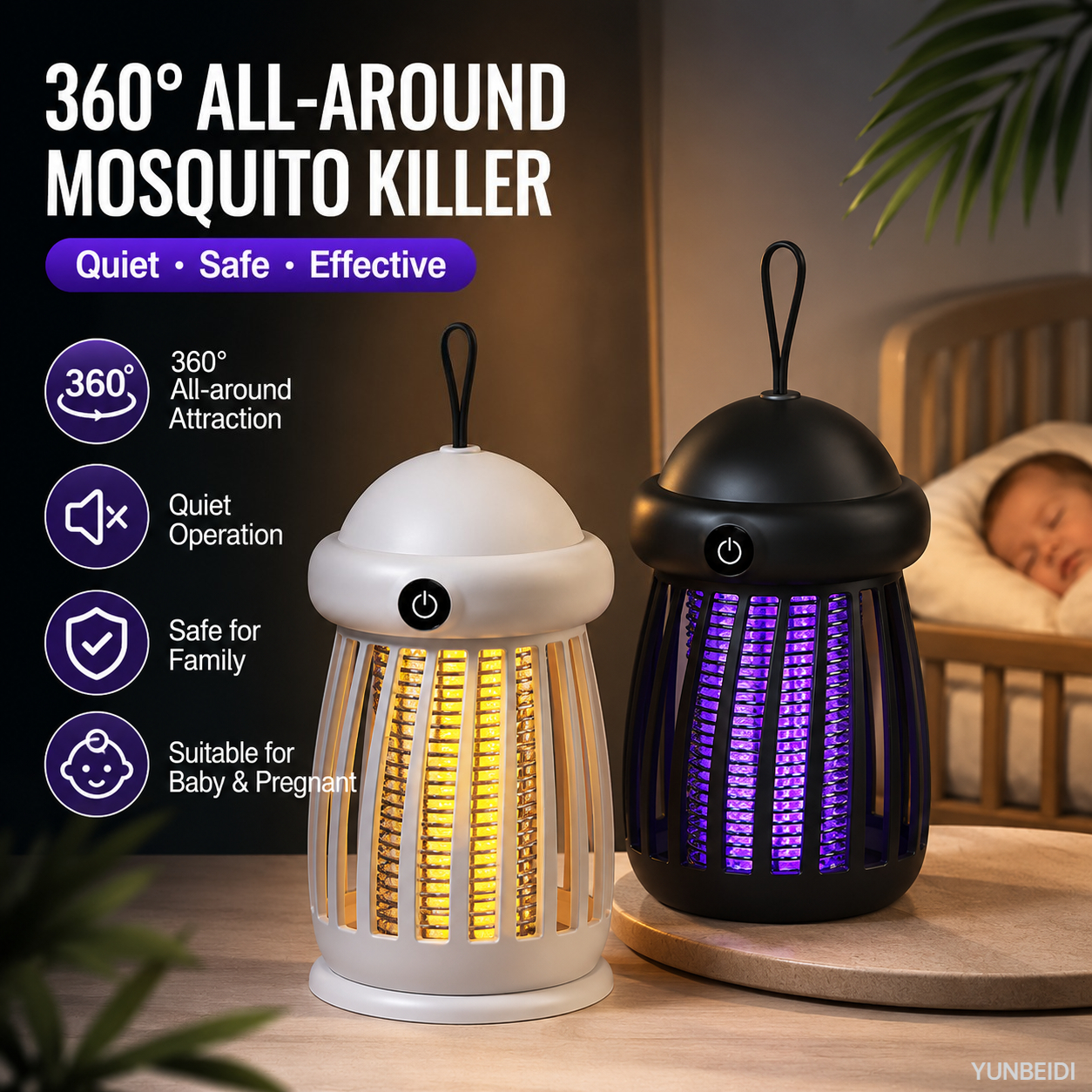 Mosquito Killer 2-in-1 UV Lamp - Outdoor Furniture Hay ulasan dan harga