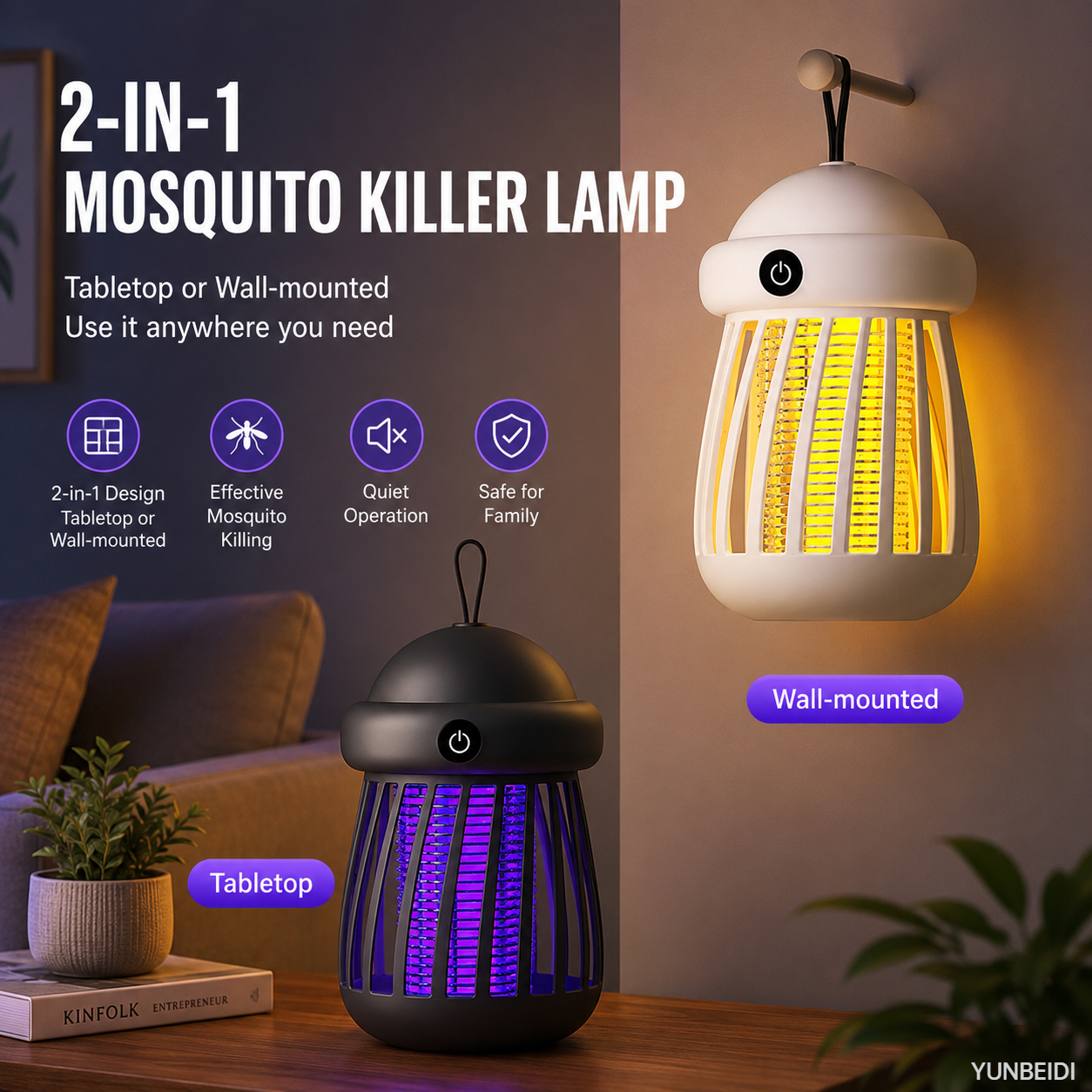 Mosquito Killer 2-in-1 UV Lamp - Outdoor Furniture Hay ulasan dan harga