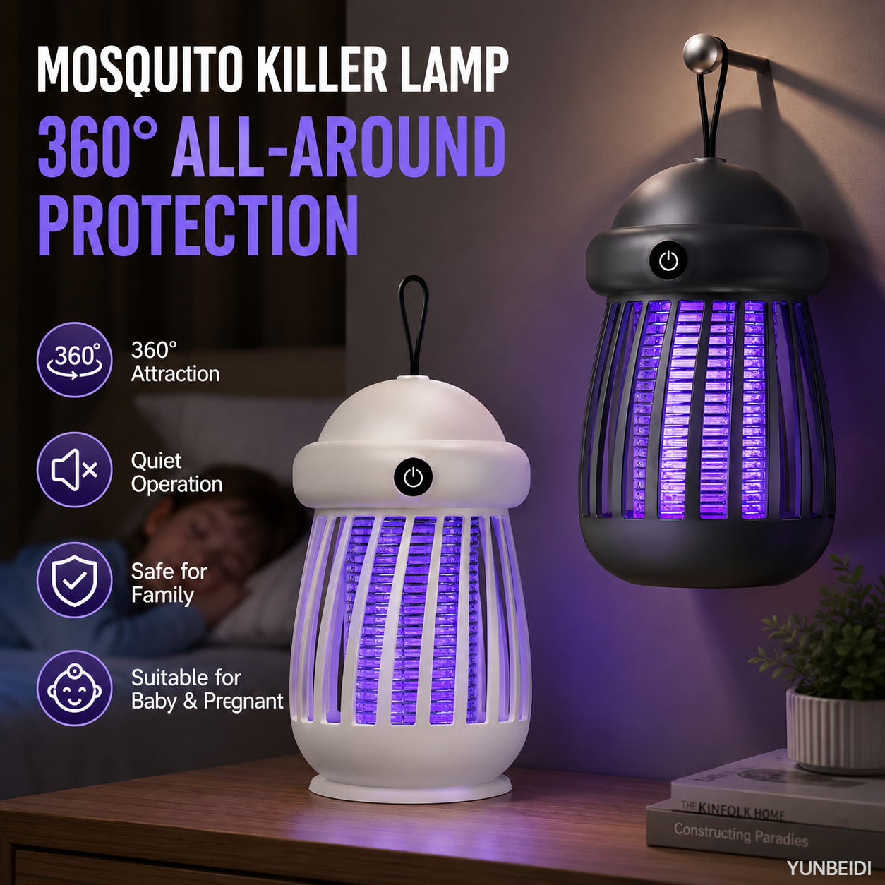 Mosquito Killer 2-in-1 UV Lamp - Outdoor Furniture Hay ulasan dan harga