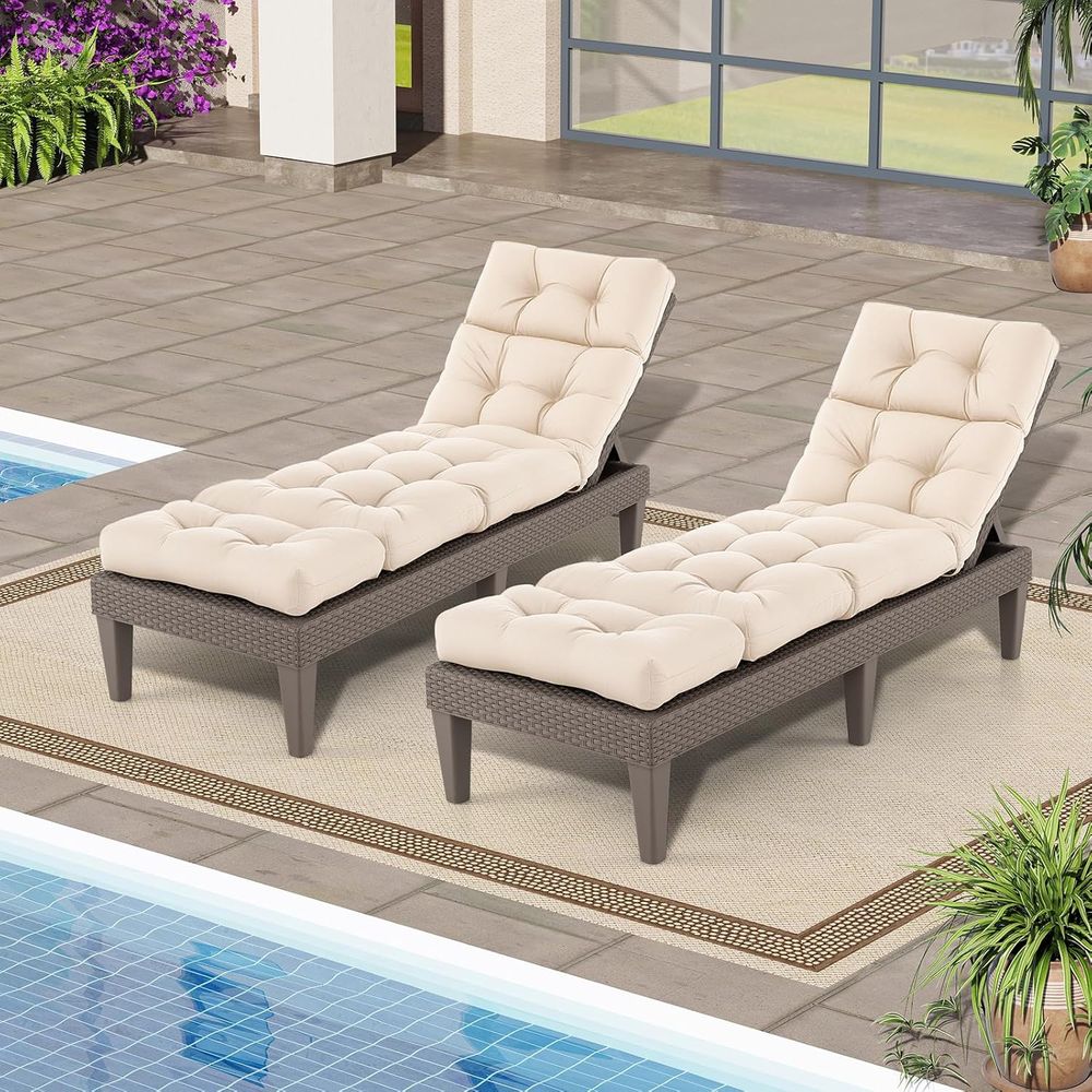 Outdoor High Back Recliner Cus - Outdoor Furniture Cushions 22 X 22 ulasan dan harga