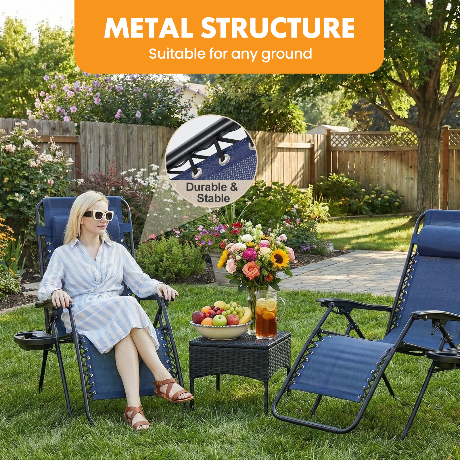 MCQ Outdoor Zero Gravity Chair - Outdoor Furniture Deals ulasan dan harga