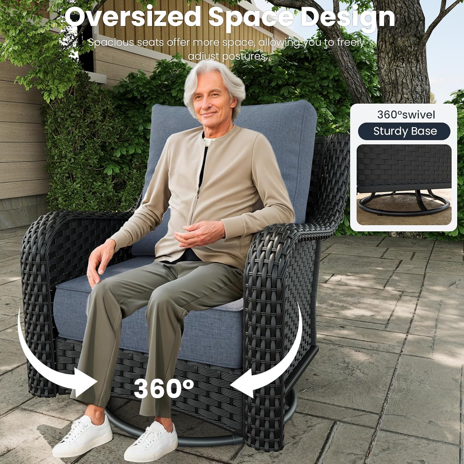 10 Pieces Outdoor Patio Furnit - Outdoor Furniture With Fire Pit Table ulasan dan harga
