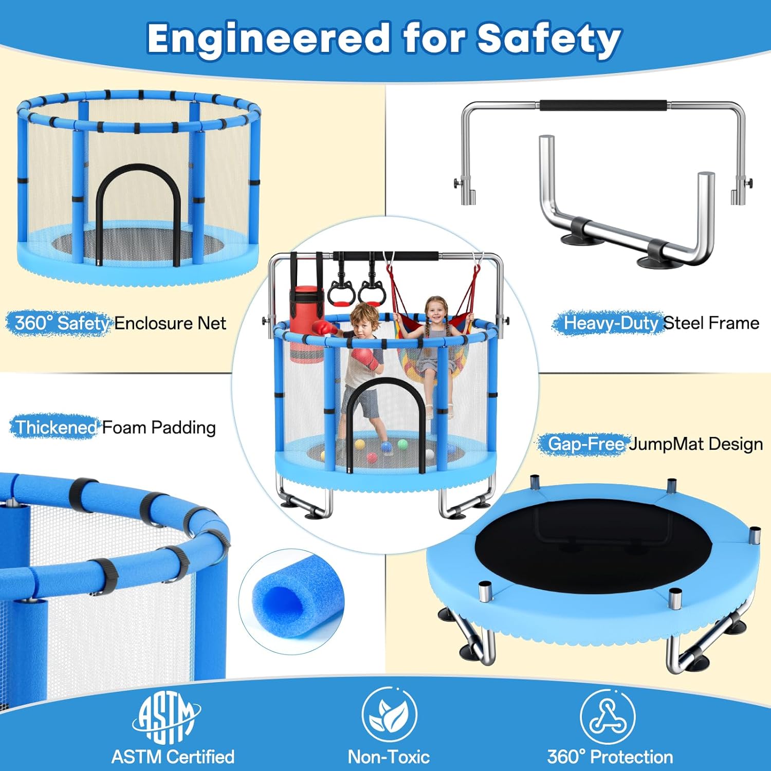 Toddler Trampoline,Trampoline  - Outdoor Furniture Sales ulasan dan harga