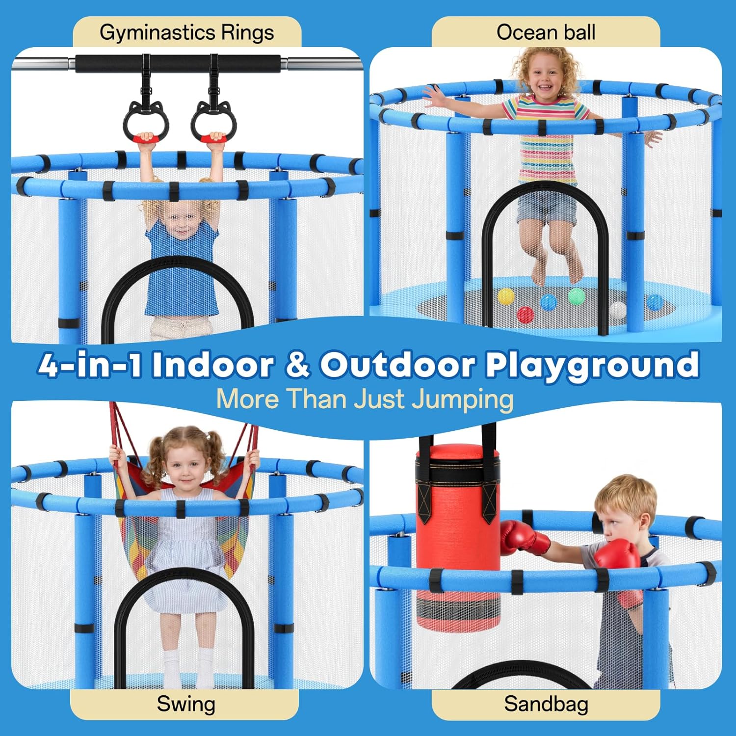 Toddler Trampoline,Trampoline  - Outdoor Furniture Sales ulasan dan harga