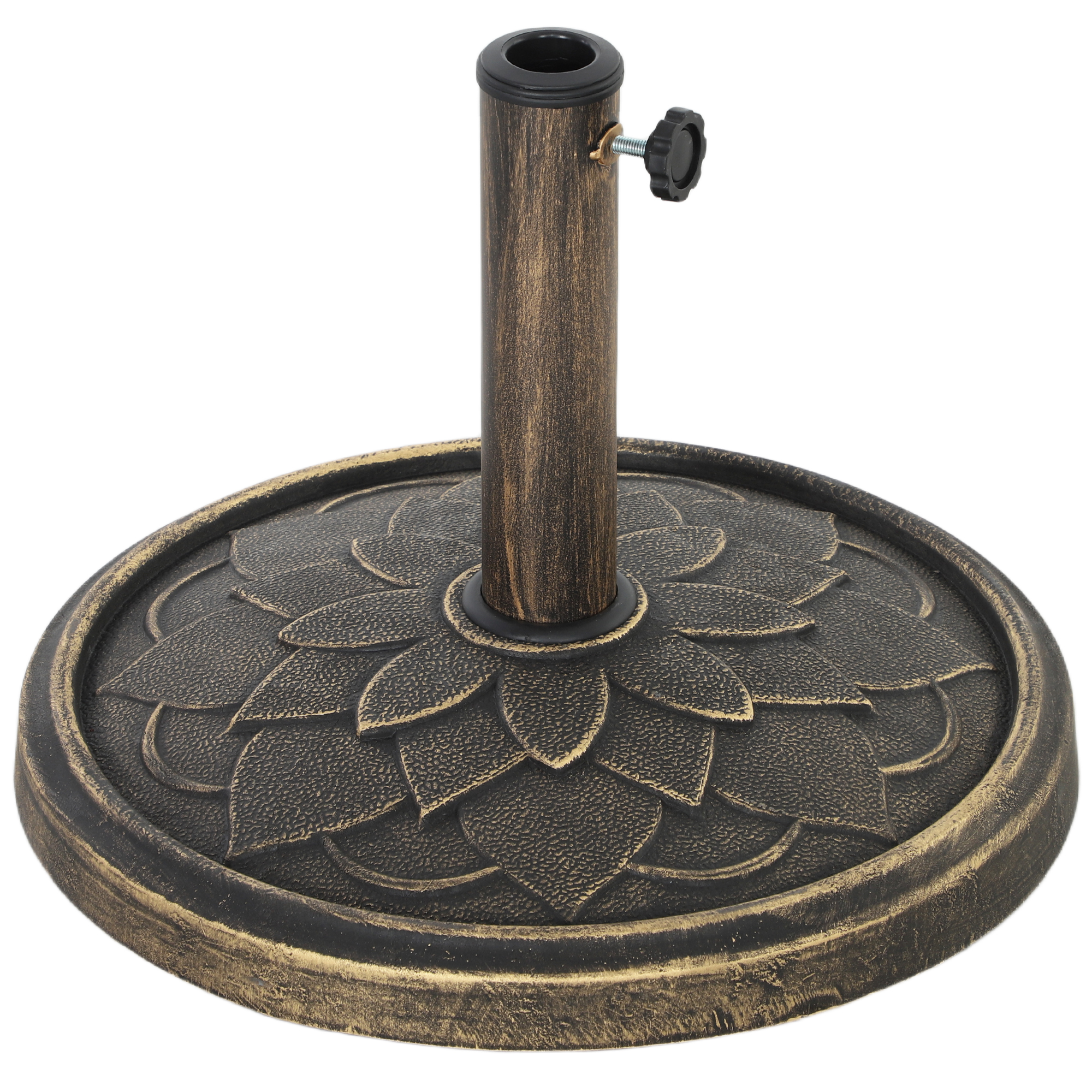 Round Patio Umbrella Base, 26  - Outdoor Furniture Year Round ulasan dan harga