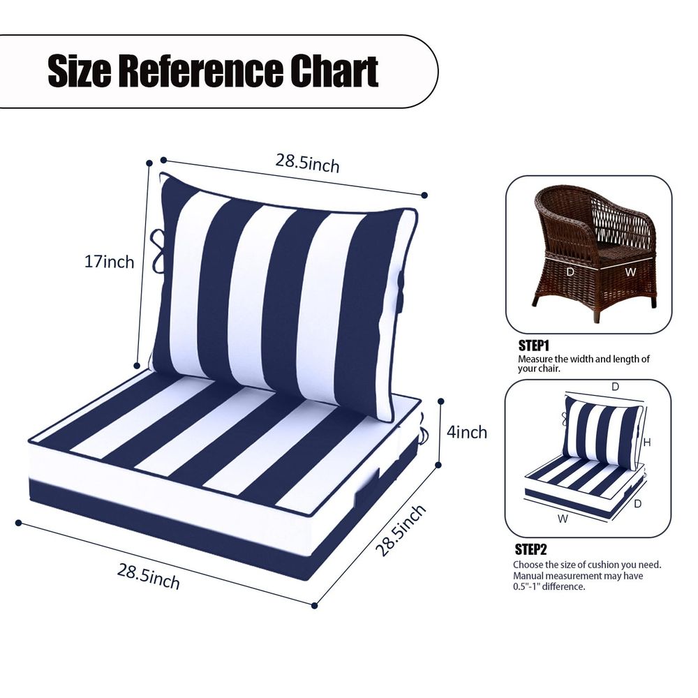 Deep Seat Cushions 22 x 24 x 4 - Outdoor Furniture Cushions 22 X 24 ulasan dan harga