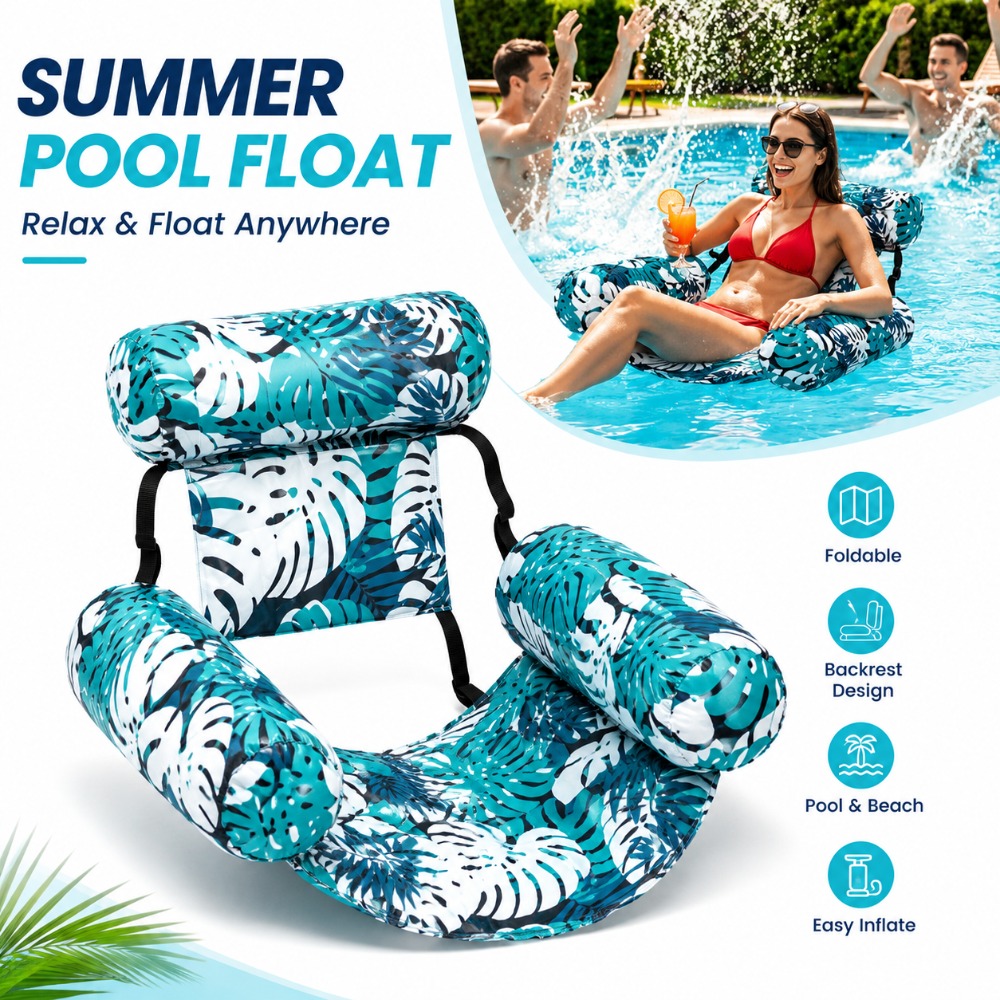 Heavy Duty Blow Up Pool Chair  - Outdoor Furniture Sales ulasan dan harga