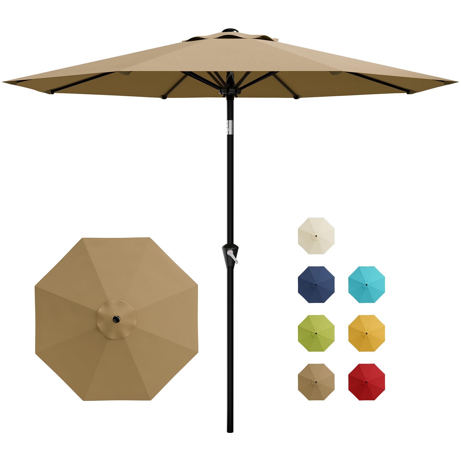 9FT Patio Umbrella - Outdoor T - Outdoor Furniture Sunbrella ulasan dan harga