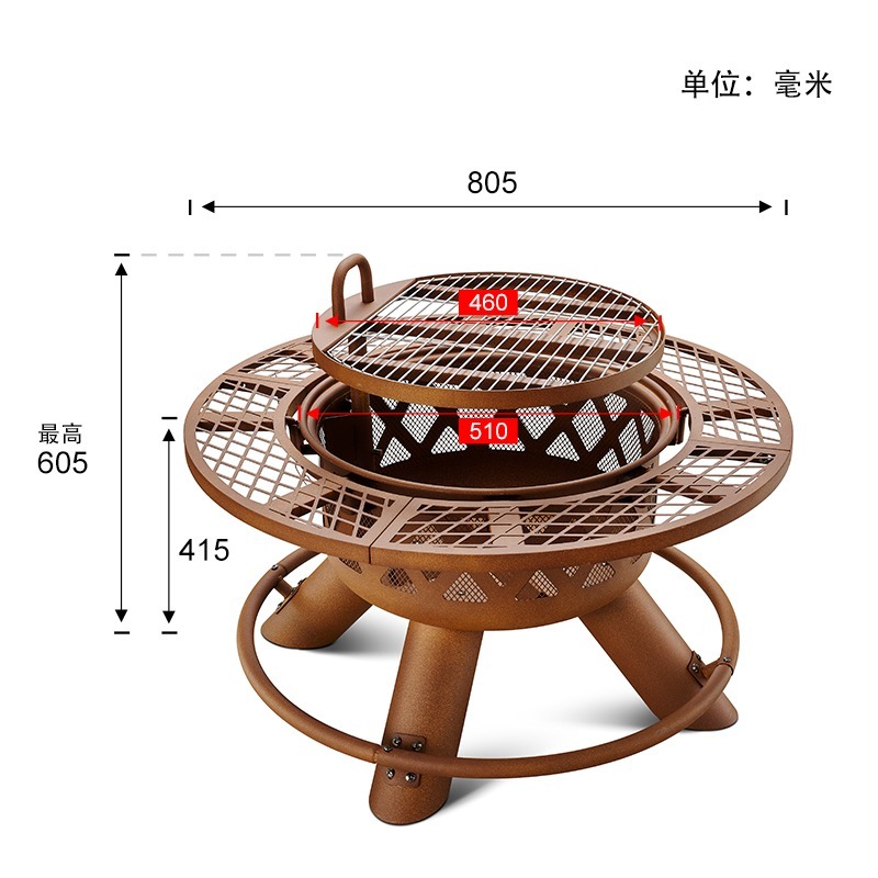 2026 Modern Outdoor Steel Char - Outdoor Furniture Deals ulasan dan harga