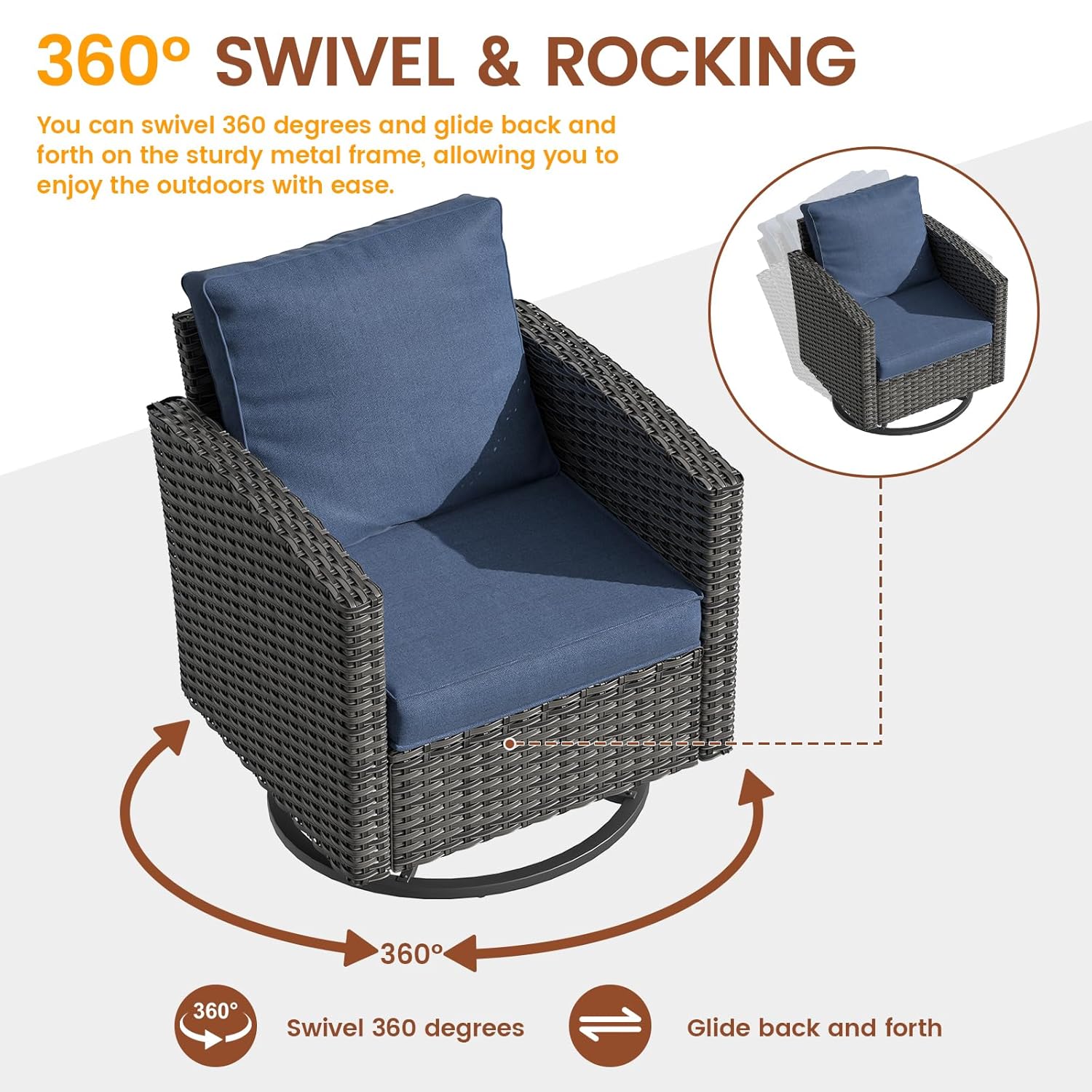 6pc Gray PE Rattan Sectional S - Outdoor Furniture With Fire Pit Table ulasan dan harga