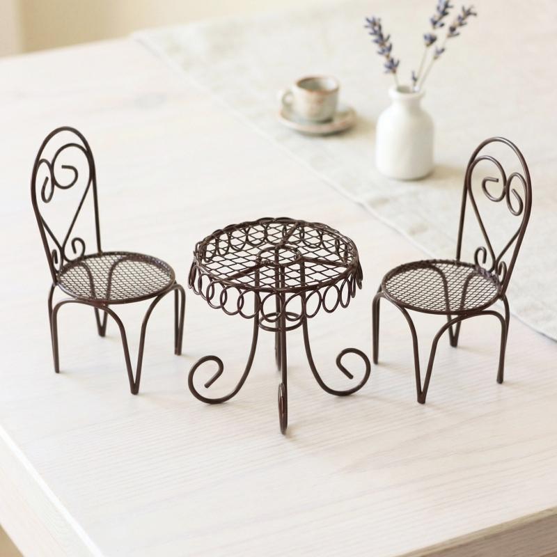1/3Pcs Dollhouse Garden Displa - Outdoor Furniture Sales ulasan dan harga