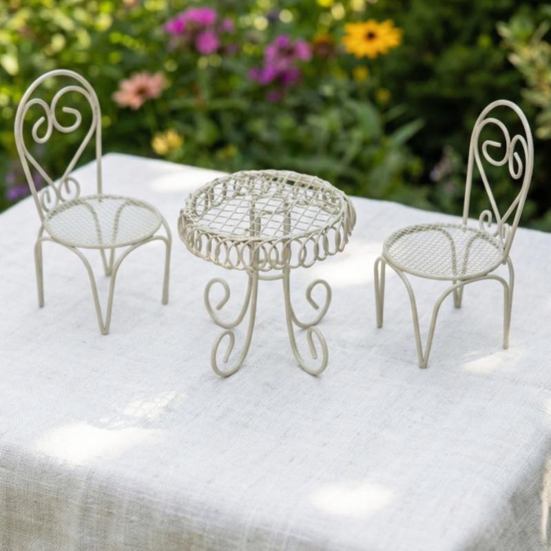1/3Pcs Dollhouse Garden Displa - Outdoor Furniture Sales ulasan dan harga