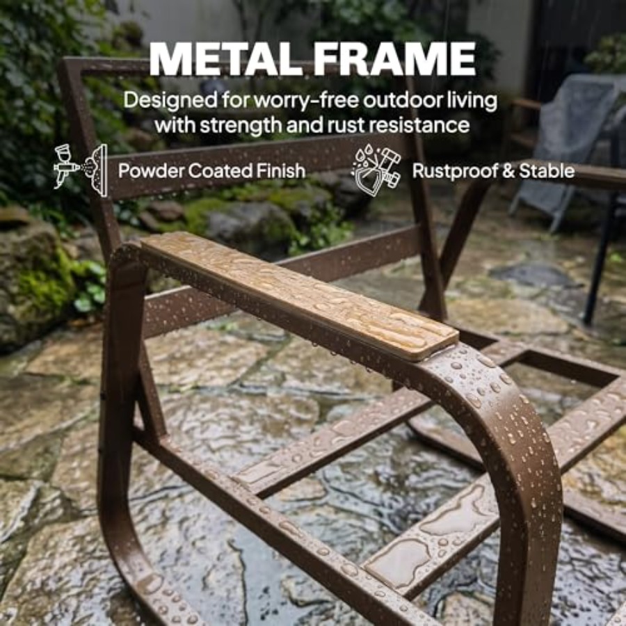 4 Piece Patio Furniture Set fo - Outdoor Furniture Loveseat ulasan dan harga