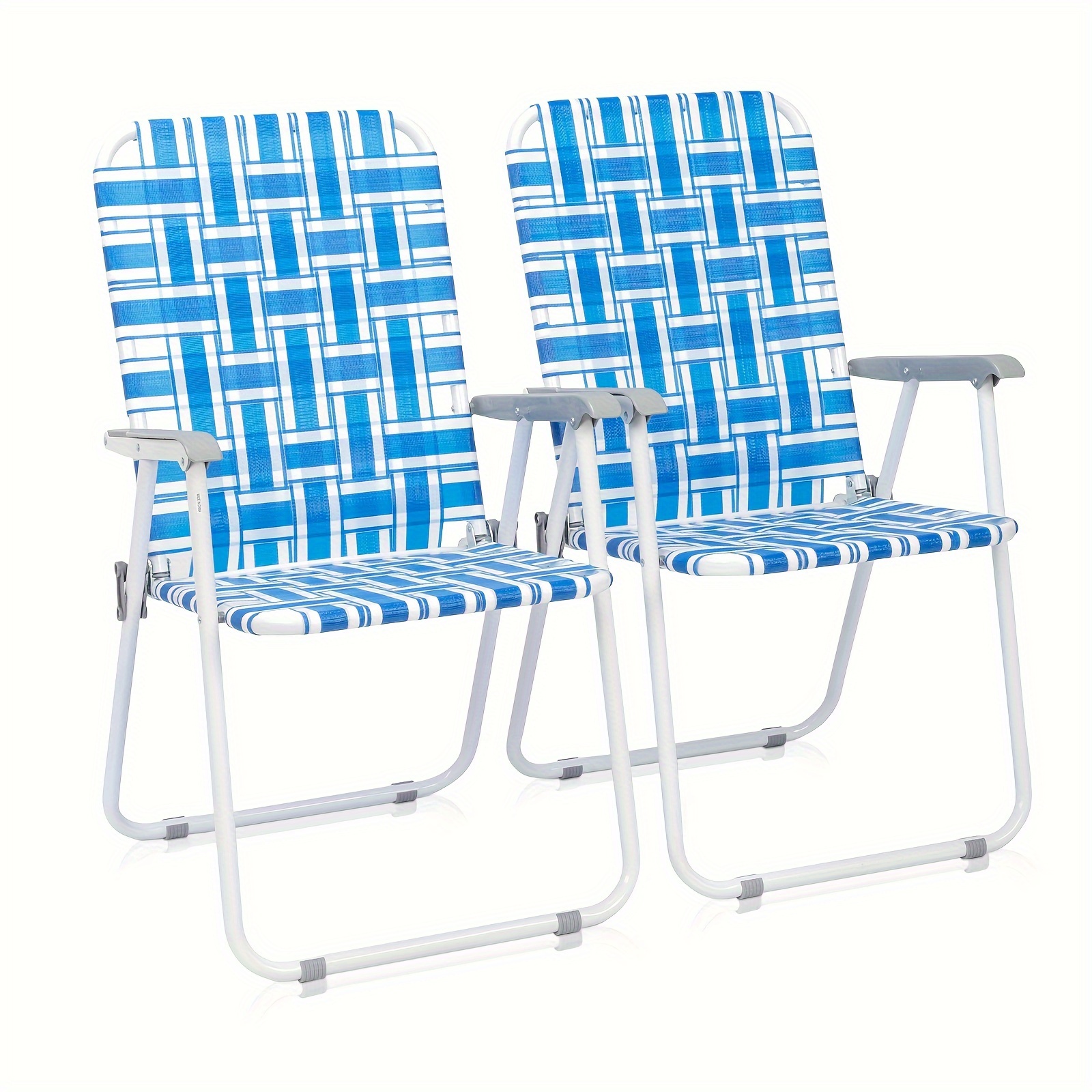 2pcs Beach Chairs, Deep Blue A - Outdoor Furniture Vietnam ulasan dan harga