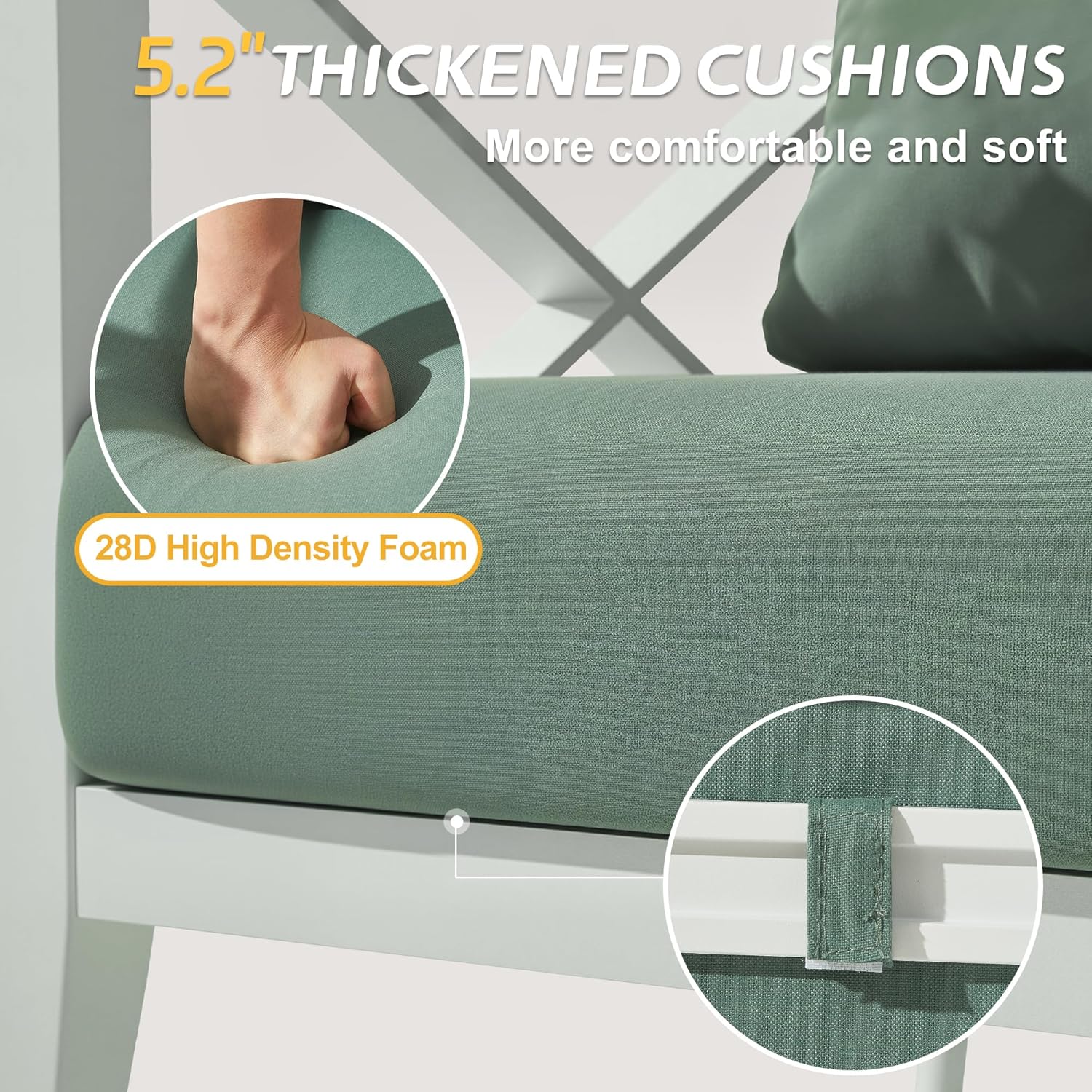 3-Piece Oversized Aluminum Pat - Outdoor Furniture Deals ulasan dan harga