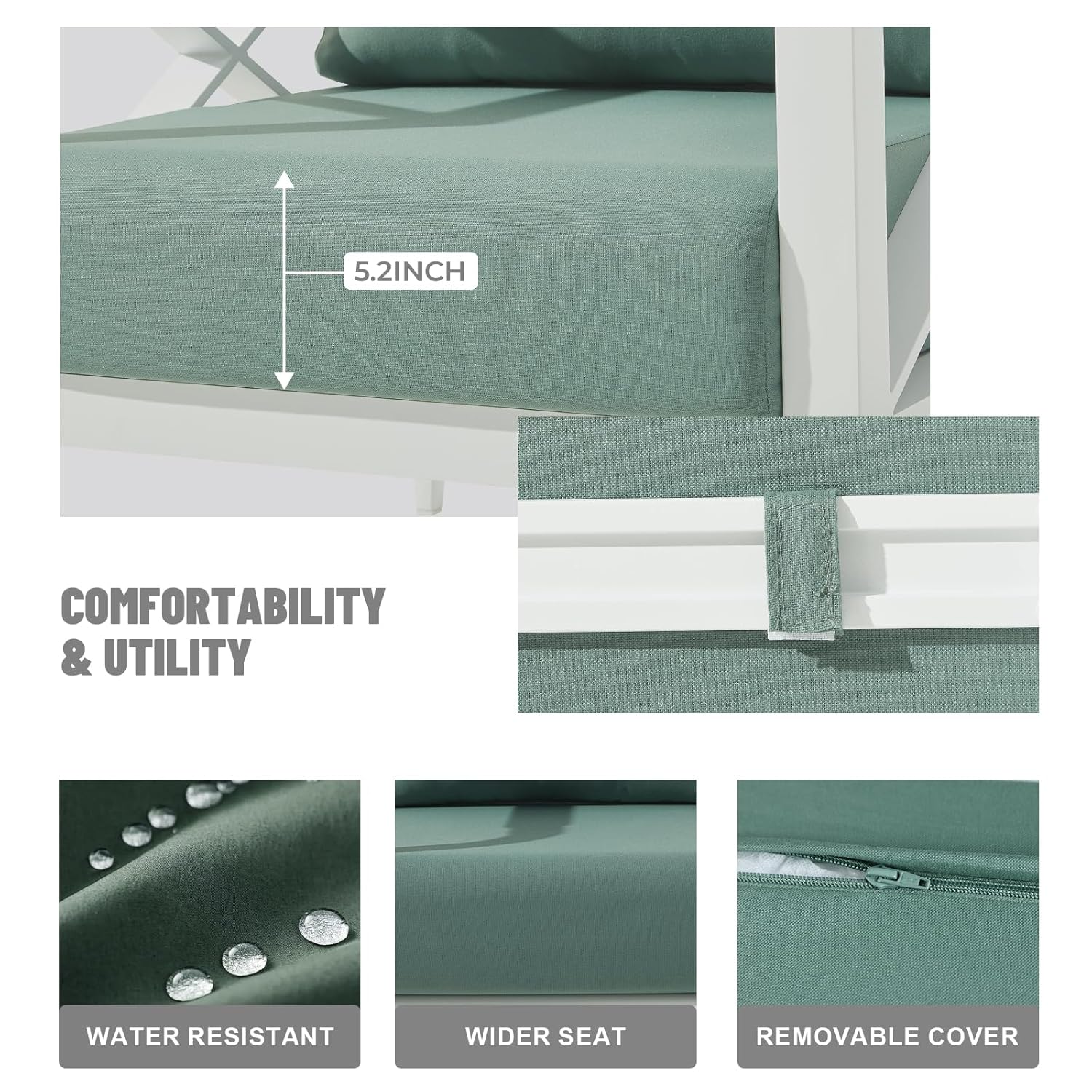 3-Piece Oversized Aluminum Pat - Outdoor Furniture Deals ulasan dan harga