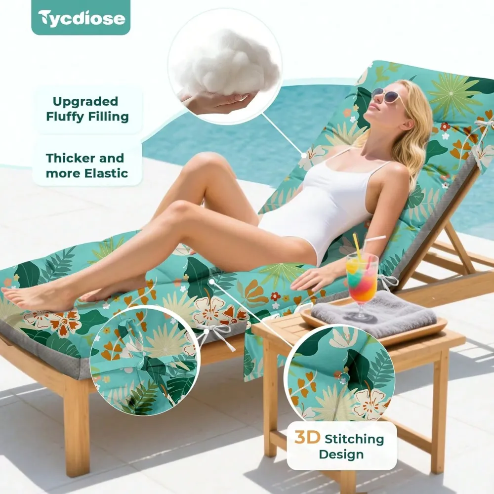Chaise Lounge Chair Cushion, 7 - Outdoor Furniture Cushions 22 X 22 ulasan dan harga