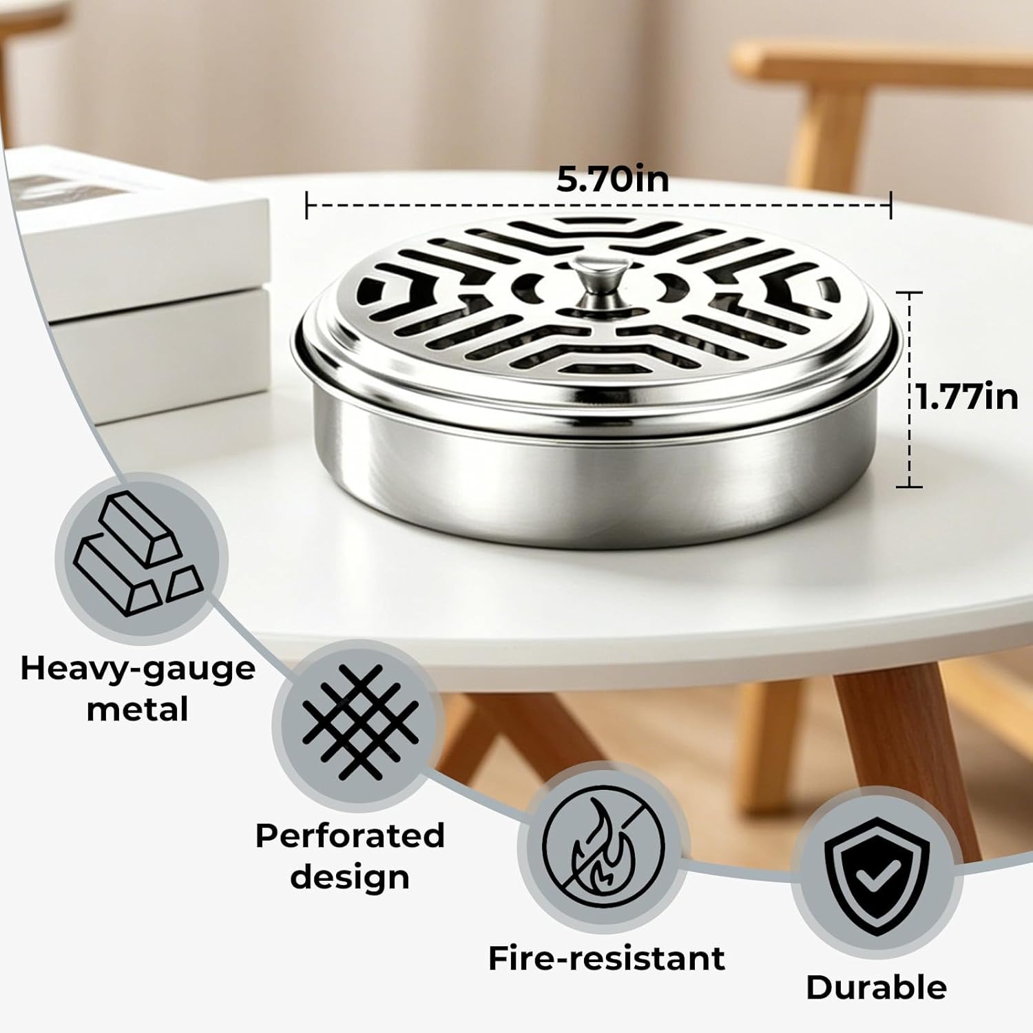 Stainless Steel Mosquito Coil  - Outdoor Furniture Hay ulasan dan harga